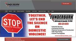 Desktop Screenshot of funderburkelec.com